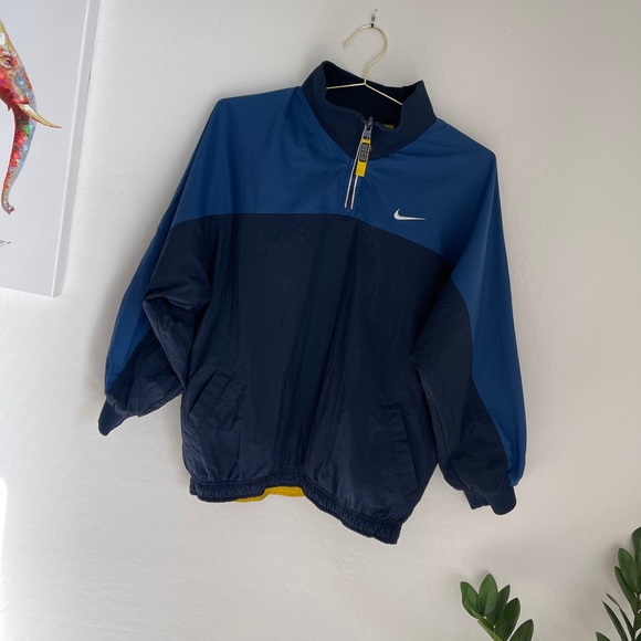 Nike Vintage Reversible Nylon High Neck Jacket XL - Picture 2 of 10